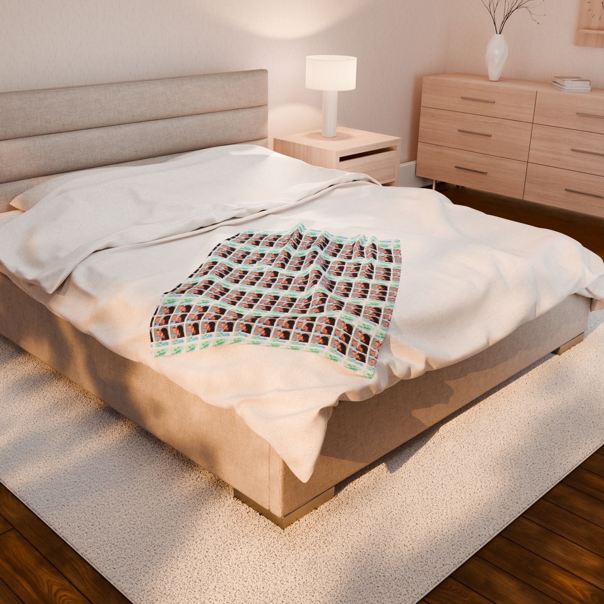 🛋️ Manta de Peluche Velveteen – Calor, Estilo y Suavidad Infinita 🛋️